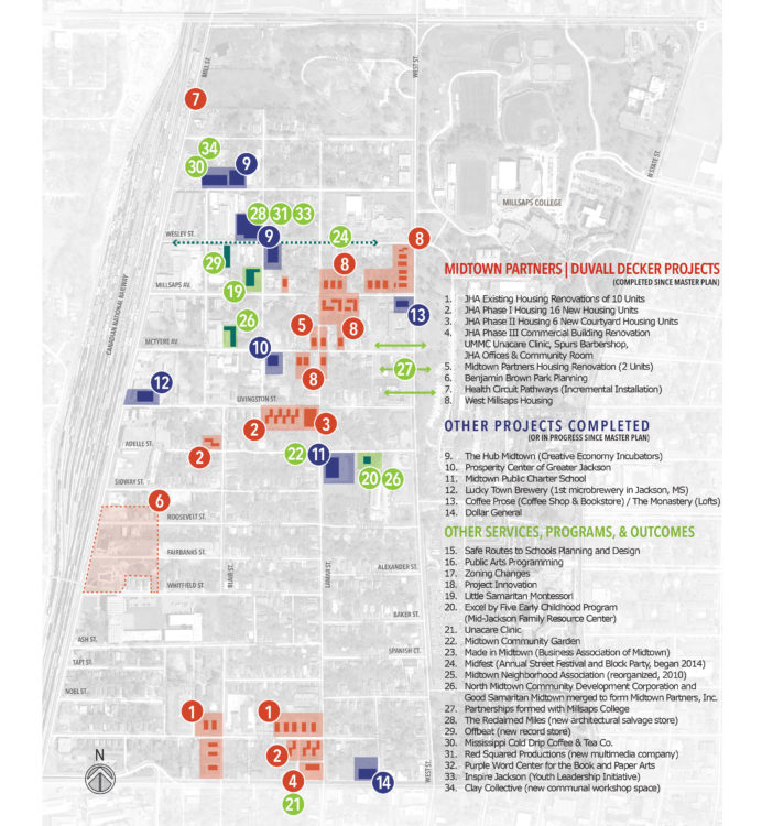 City Of Jackson Ms Zoning Map Duvall Decker » North Midtown Master Plan